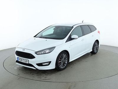 Begagnad Ford Focus ST-Line 126 HK (92 kW) 2016 Vit Kombi