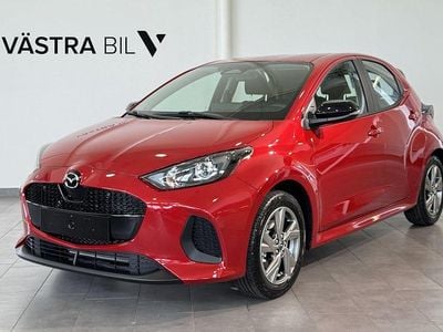 Röd Ny 2025 Mazda 2 Exclusive-Line Halvkombi | 273 400 kr (Marknadspris)