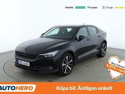 Svart Begagnad 2021 Polestar 2 Standard Range Single Motor Halvkombi | 289 000 kr (Bra pris)