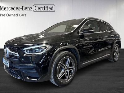 begagnad Mercedes GLA250 e Moms/AMG/Panelbelysning/Pano/Drag 2023 Svart