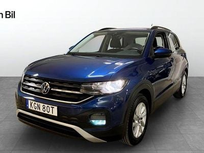 Blå Begagnad 2022 VW T-Cross SUV | 189 900 kr (Marknadspris)