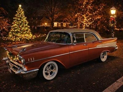 Sierra gold Begagnad 1957 Chevrolet Bel Air Sport Sedan | 365 000 kr