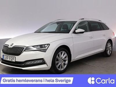 Vit Begagnad 2020 Skoda Superb Business Line Kombi | 236 990 kr (Marknadspris)