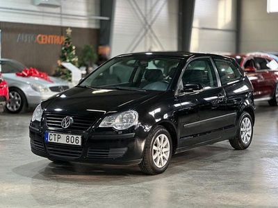 Svart Begagnad 2008 VW Polo Trendline Halvkombi | 19 900 kr