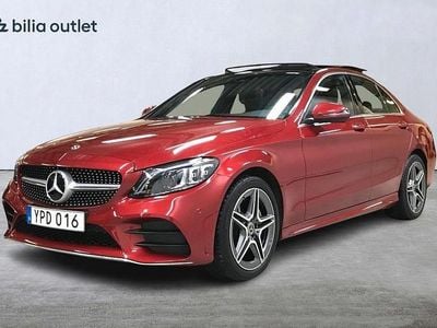 Röd Begagnad 2018 Mercedes C200 AMG Sedan | 329 900 kr (Dyr)