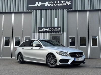 Begagnad Mercedes C220 AMG line 170 HK (125 kW) 2016 Silver Kombi