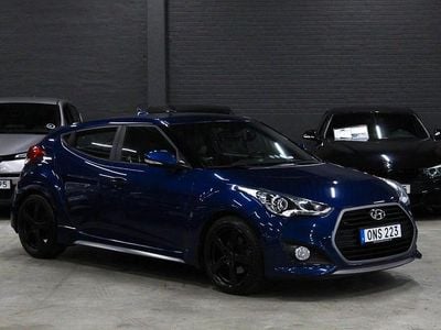 Blå Begagnad 2015 Hyundai Veloster Turbo Halvkombi | 104 900 kr