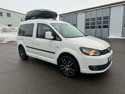 Begagnad VW Caddy 109 HK (80 kW) 2014 Vit Minibuss