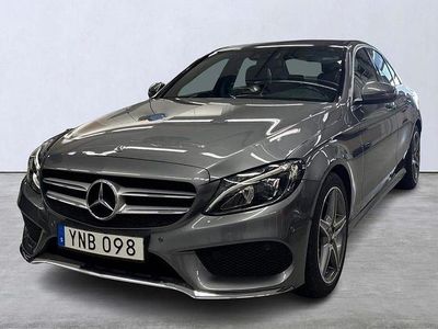 Begagnad Mercedes C220 AMG line 171 HK (125 kW) 2017 Grå Sedan