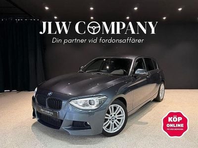 Begagnad BMW 116 M Sport 136 HK (100 kW) 2015 Grå metallic Halvkombi