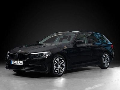 Begagnad BMW 520 Sport Line 191 HK (140 kW) 2020 Svart Kombi