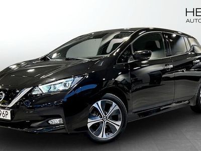 Svart (black) Begagnad 2021 Nissan Leaf N-Connecta Halvkombi | 249 900 kr (Dyr)