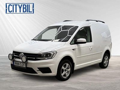 Vit Begagnad 2019 VW Caddy Minibuss | 144 900 kr (Marknadspris)