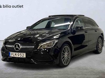 Svart Begagnad 2017 Mercedes CLA220 Shooting Brake Kombi | 214 900 kr (Lite dyr)