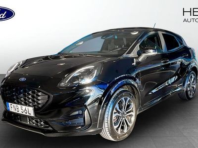 Svart Begagnad 2022 Ford Puma SUV | 209 000 kr (Marknadspris)