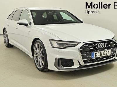 Glaciärvit metallic Begagnad 2025 Audi A6 S-Line Kombi | 529 000 kr (Dyr)