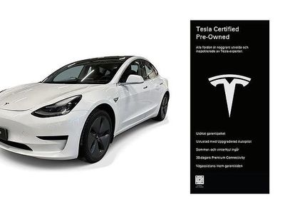 Vit Begagnad 2020 Tesla Model 3 Standard Range Plus Sedan | 217 200 kr (Marknadspris)