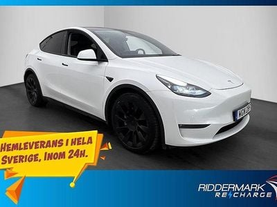 Vit Begagnad 2021 Tesla Model Y Long Range AWD SUV | 309 900 kr (Marknadspris)