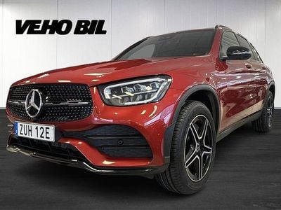 Röd Begagnad 2022 Mercedes GLC300 AMG Line Premium | 419 000 kr (Marknadspris)