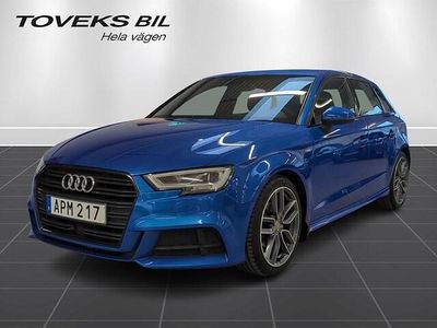 Arablå kristalleffekt Begagnad 2019 Audi A3 S-Line Sedan | 224 800 kr (Lite dyr)