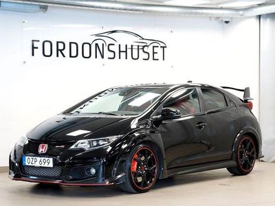 Svart Begagnad 2015 Honda Civic Type R Halvkombi | 239 000 kr (Dyr)