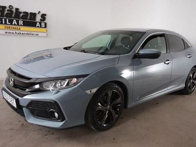 Begagnad Honda Civic Elegance 127 HK (93 kW) 2018 Mörkgrå Halvkombi