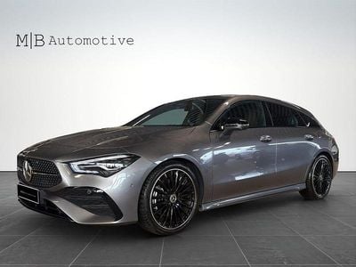 Begagnad Mercedes CLA200 Shooting Brake AMG Line Premium 163 HK (119 kW) 2025 Mörkgrå Kombi