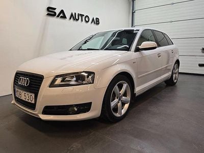 Begagnad Audi A3 Sportback Comfort 140 HK (102 kW) 2011 Vit Halvkombi