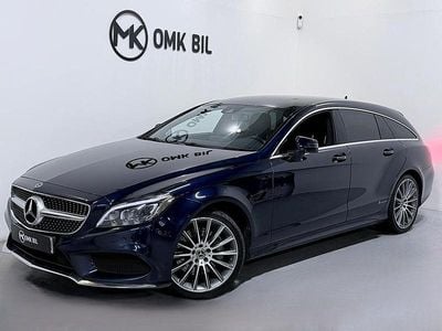 Mörkblå Begagnad 2017 Mercedes CLS350 Shooting Brake AMG Kombi | 219 900 kr