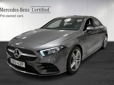 Begagnad Mercedes A200 AMG 163 HK (119 kW) 2022 Svart Sedan