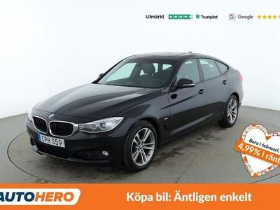 Svart Begagnad 2016 BMW 320 Gran Turismo Sport Line Halvkombi | 174 000 kr (Marknadspris)