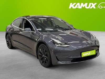 Silver/grå Begagnad 2020 Tesla Model 3 Long Range AWD Sedan | 256 800 kr (Marknadspris)