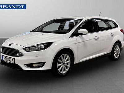Vit Begagnad 2018 Ford Focus Titanium Kombi | 119 000 kr (Lite dyr)