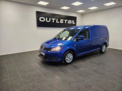 Blå Begagnad 2015 VW Caddy Maxi Minibuss | 74 900 kr (Dyr)