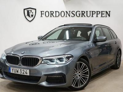 Blå Begagnad 2018 BMW 520 M Sport Kombi | 284 800 kr (Lite dyr)