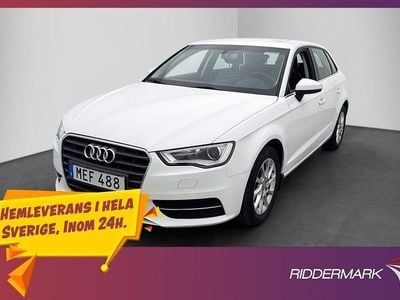 Vit Begagnad 2015 Audi A3 Sportback Attraction Halvkombi | 134 900 kr (Marknadspris)