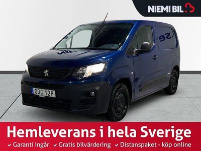 Blå metallic Begagnad 2019 Peugeot Partner S Minibuss | 159 900 kr (Marknadspris)