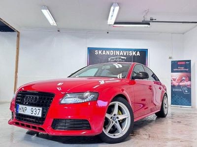 Begagnad Audi A4 160 HK (117 kW) 2009 Röd Sedan