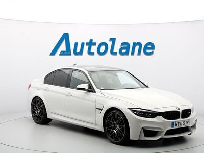 begagnad BMW M3 Competition, H/K, Kolfiber, HUD, SV-Såld 450hk