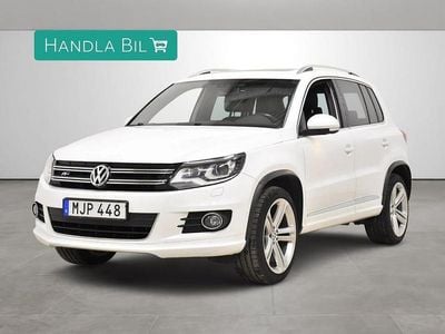 Vit Begagnad 2014 VW Tiguan R-line SUV | 154 900 kr (Marknadspris)