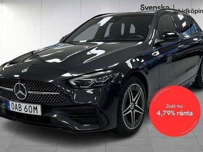 Grå Begagnad 2023 Mercedes C300 AMG line Kombi | 439 900 kr