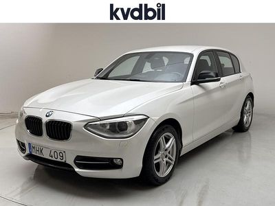 Vit Begagnad 2012 BMW 118 Sport Line Halvkombi | 90 000 kr (Dyr)