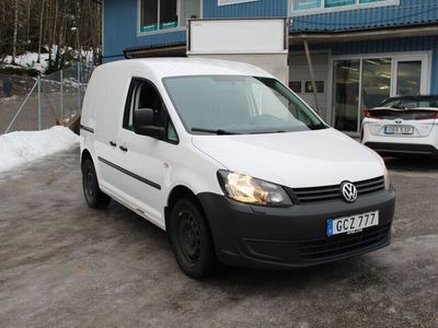 begagnad VW Caddy 2,0 Ecofuel Skåp Drag AC Momsbil