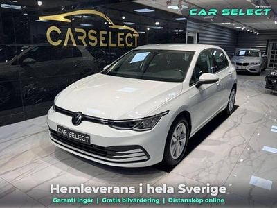 Vit Begagnad 2021 VW Golf VIII Halvkombi | 169 900 kr (Marknadspris)