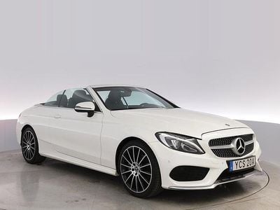 Vit Begagnad 2017 Mercedes C200 AMG line Cab | 305 000 kr (Marknadspris)