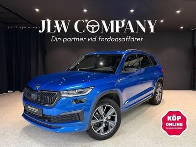 Begagnad Skoda Kodiaq SportLine 200 HK (147 kW) 2023 Race blue metallic SUV