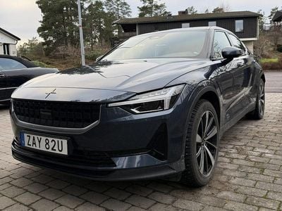 Midnight blue metallic 723 Begagnad 2022 Polestar 2 Standard Range Single Motor Halvkombi | 284 000 kr (Bra pris)