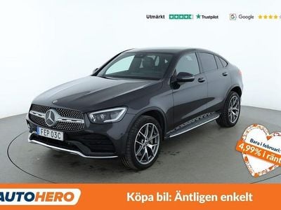 Grå Begagnad 2021 Mercedes GLC300 AMG line Sportkupé | 423 000 kr