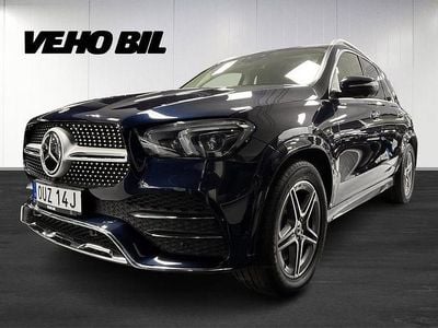 Blå Begagnad 2021 Mercedes GLE350 AMG line SUV | 628 000 kr (Bra pris)