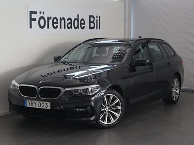 begagnad BMW 520 d Touring Sport Line Nav Drag Rattvärme Park Assist